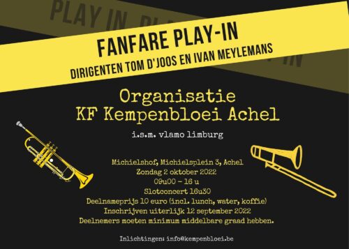 Fanfare Play-In @ Michielshof | Hamont-Achel | Vlaams Gewest | België